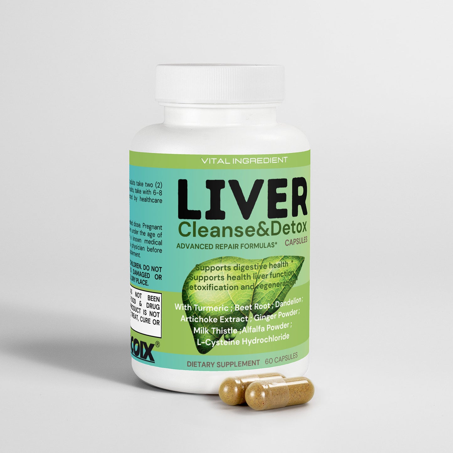 Liver Cleanse & Detox Supports 60 Capsules