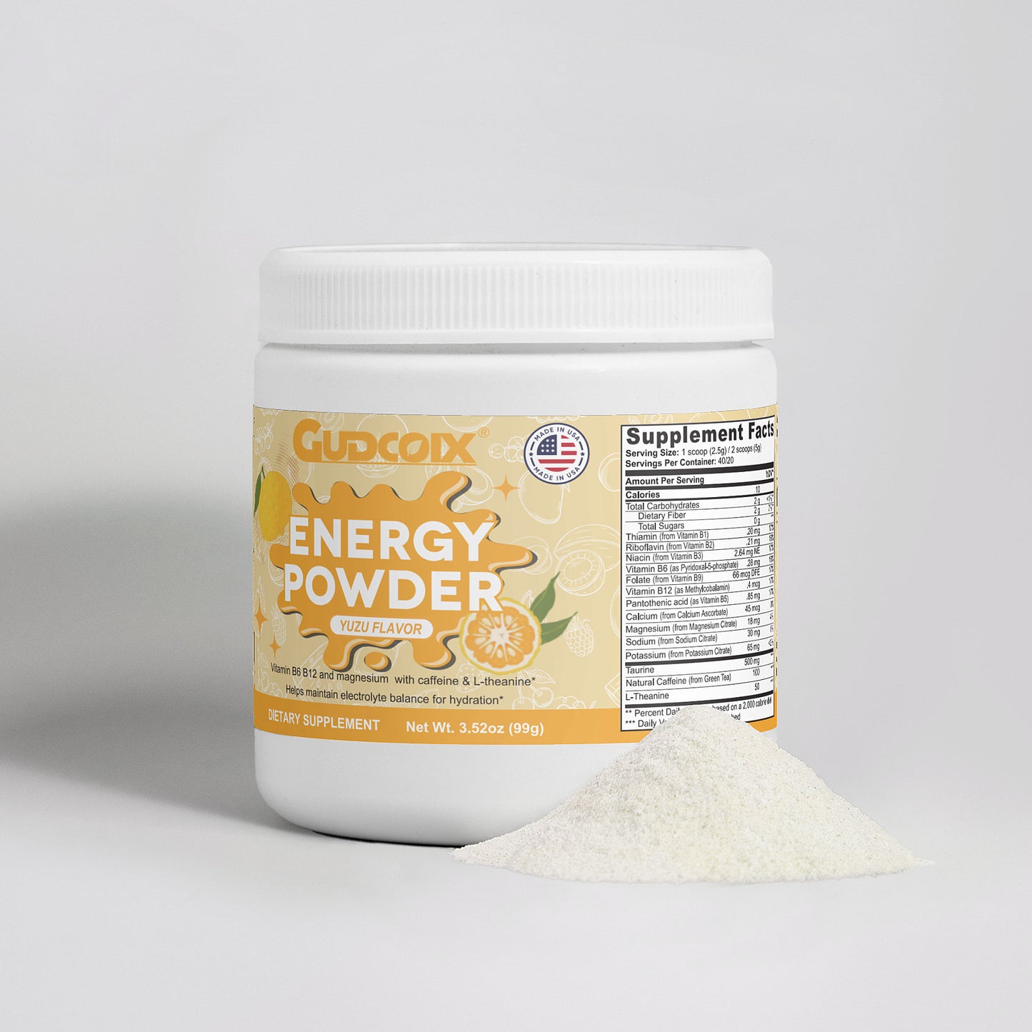 Energy Powder (Yuzu Flavor)