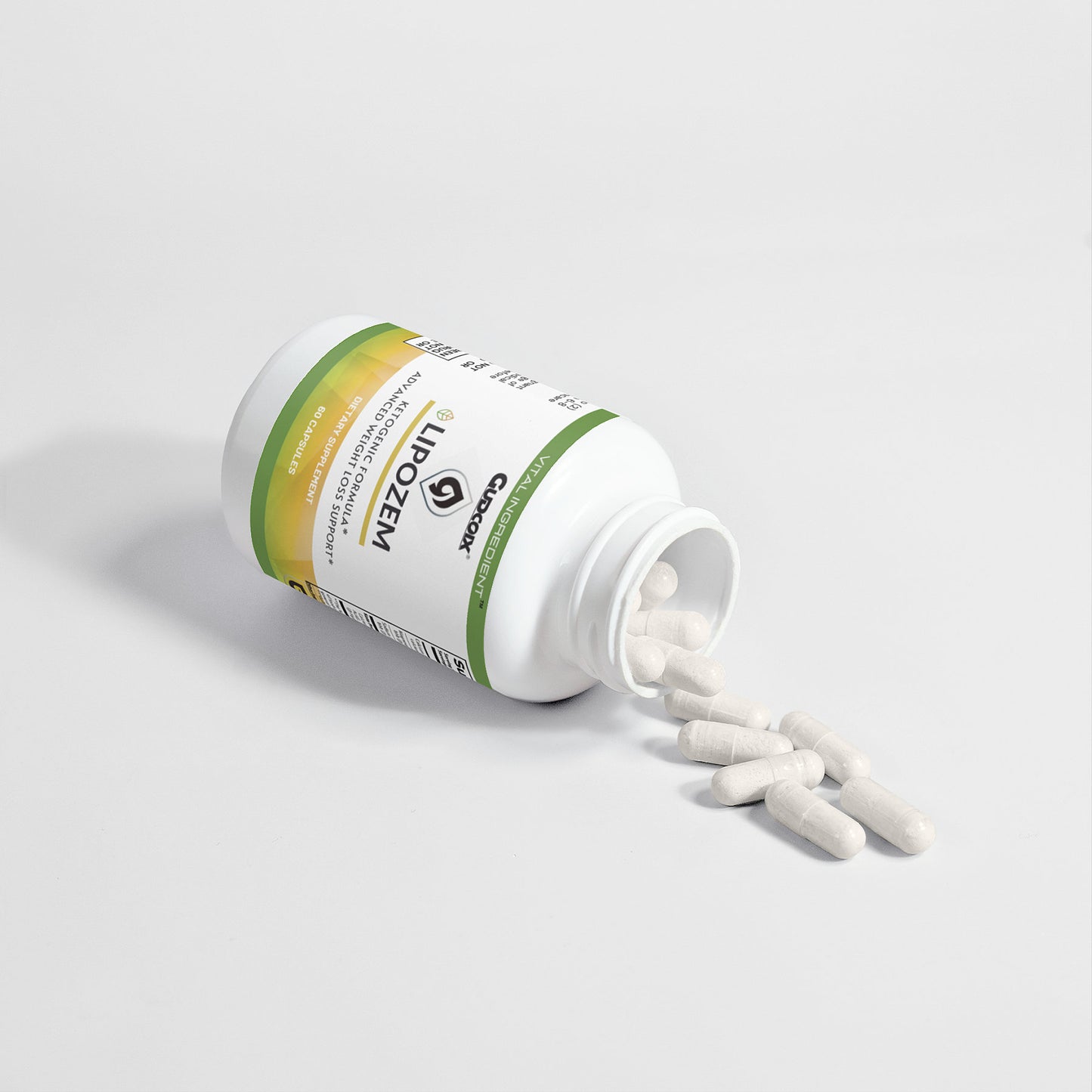 GUDCOIX Lipozem - 100% Natural - 2 Caps/Day - Advanced BHB Formula - Healthcare Supplement