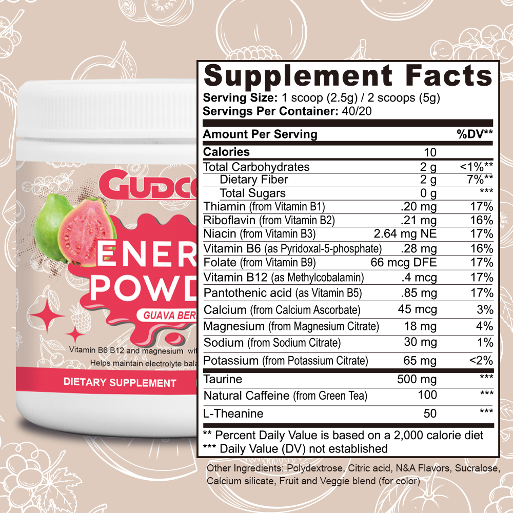 Energy Powder (Guava Berry)