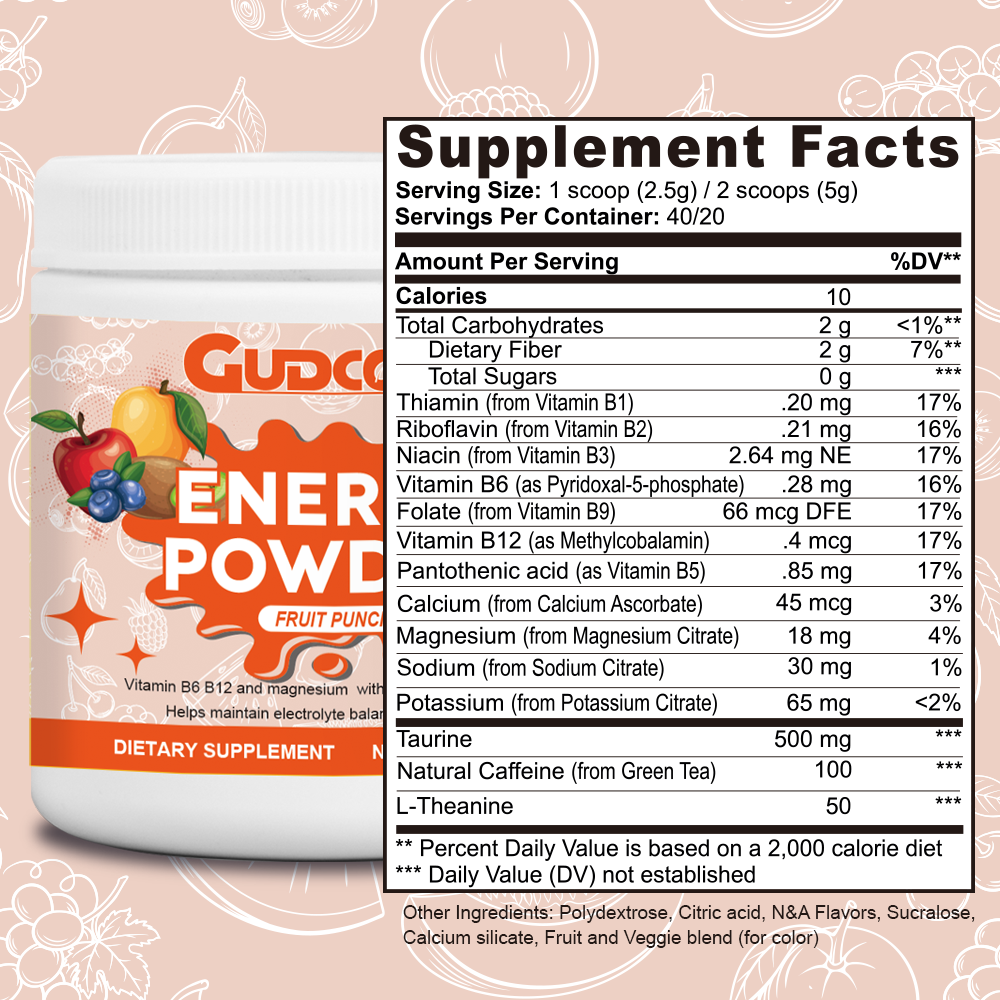 Energy Powder (Fruit Punch)